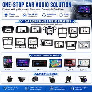 Cadre universel pour autoradio Android, écran de voiture, support caméra arrière, CarPlay, Android Auto, navigation GPS - Product Image 3