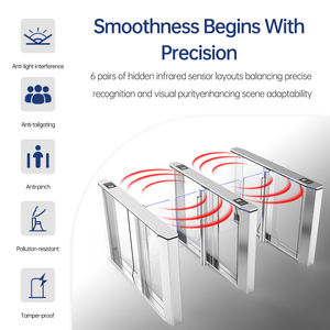 Módulo de Acceso Personalizado con Protección Antipinzamiento y Anticolisión, Seis Pares de Sensores Infrarrojos, Puerta Torniquete de Acero Inoxidable - Product Image 5