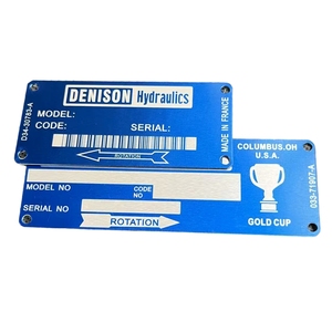 Piastra di alluminio per rimorchio logo personalizzato Vin piastra in alluminio Tag Trailer personalizzato Vin Tag - Product Image 2