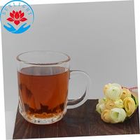 Prix d'usine Tasse à thé en verre Blinkmax de 8 oz, tasse à thé en verre pour Bubble Tea avec poignée
