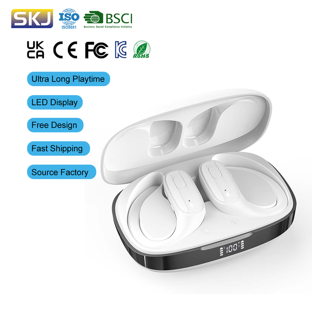 Outdoor Sports Ear-hook Earphones BT 5.3 IPX4 Waterproof True Wireless Low Latency Button Headphones Open Ear Gaming Earbuds