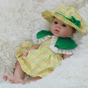 Kit de Muñeca <span class=keywords><strong>Reborn</strong></span> de 16 Pulgadas, Cuerpo Completo de Silicona Platino Sólida, Juguete Suave de Colección <span class=keywords><strong>con</strong></span> <span class=keywords><strong>Ojos</strong></span> Abiertos y <span class=keywords><strong>Cerrados</strong></span>, Pintado, Regalo para Niñas - Product Image 3