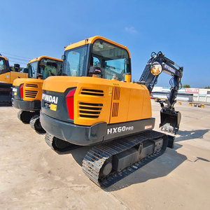 New Model Secondhand Hyundai HX60PRO 6TON Wheel Excavator with PLC & Gearbox for <b>Engineering</b> <b>Construction</b> - Product Image 1