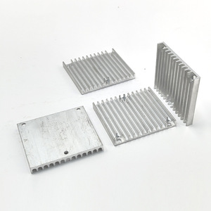 ฮีทซิงค์อะลูมิเนียม 55x6 มม. ผลิตด้วยเครื่อง CNC ชุบอโนไดซ์ สำหรับระบายความร้อนอุปกรณ์อิเล็กทรอนิกส์ - Product Image 1