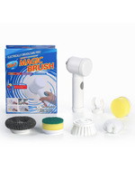 Nettoyeur électrique rotatif Brosse de nettoyage rechargeable sans fil avec brosse adaptative Turbo