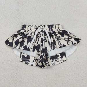 Vêtements de sport RTS, short décontracté noir pour femme adulte, au-dessus du genou, avec doublure, designs sportifs, yoga, maman et moi, respirant - Product Image 5