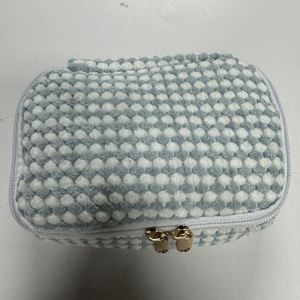 Set de Bolsas de Cosméticos de Pana, Gran Capacidad, Portátil, con Cierre, Elegante, Azul, Multifuncional, Moderna Bolsa de Almacenamiento para Maquillaje - Product Image 1