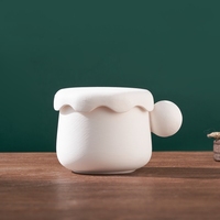 Tasse en céramique embryonnaire en argile haute température pour la peinture DIY, poterie vierge à peindre par les enfants, argile blanche à haute visibilité