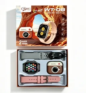 WT-08 นาฬิกาอัจฉริยะ 2 in 1 พร้อมหูฟังไร้สาย รองรับการโทรผ่านบลูทูธ นาฬิกาฟิตเนส วัดอัตราการเต้นของหัวใจ ตรวจวัดค่า SpO2 นาฬิกาอัจฉริยะสำหรับออกกำลังกาย จากผู้ผลิต - Product Image 1