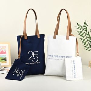 Bolsa de Compras de Lona de Algodón Resistente, Reutilizable y Ecológica, con Impresión Personalizada por Sublimación, Precio de Fábrica, para Mujer - Product Image 2