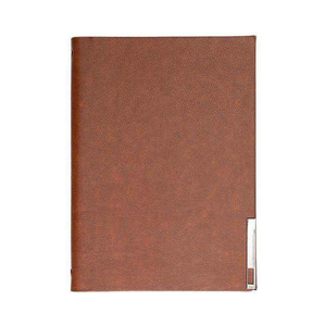 Carpeta Delgada A5 de Cuero PU con 6 Anillas, Cuaderno Recargable Ligero con Ranuras <span class=keywords><strong>para</strong></span> Tarjetas <span class=keywords><strong>para</strong></span> el Desplazamiento Diario y la Oficina - Product Image 1