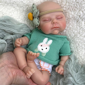Muñecas <span class=keywords><strong>Reborn</strong></span> de <span class=keywords><strong>Silicona</strong></span> de 12 Pulgadas al por Mayor, Muñeca <span class=keywords><strong>Reborn</strong></span> de <span class=keywords><strong>Silicona</strong></span> Realista de Cuerpo Completo, Muñeca Bebé Niña como Regalo de Navidad - Product Image 4