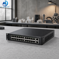 Switch PoE Gigabit Ethernet Empresarial de 24 Puertos 5700-28TP-PWR-LI-AC de 370W con 4 Puertos Uplink y Sistema de Alimentación CA Fijo