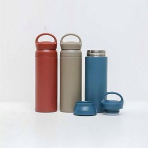 Handheld Japanese Style Tumbler 350ml 500ml <b>Vacuum</b> Insulated Double Wall Stainless Steel Coffee Cup - Product Image 2