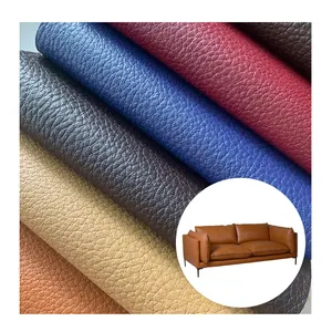 Wind Proof Italian Leather Sofa Bed Tufted Faux Leather, Designer Artificial Rexine Sofa Leather Material