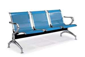 Ruang resepsi rumah sakit kustom pasien yang nyaman. V. Bangku transfusi darah 3 tempat duduk, kursi infus menunggu banyak orang - Product Image 4