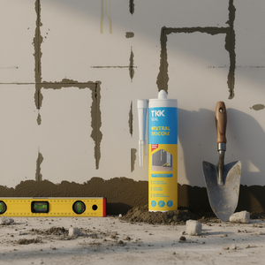 Sellador de Silicona Neutro Tkk 300 ml Marrón Oscuro para Construcción e Impermeabilización - Product Image 2