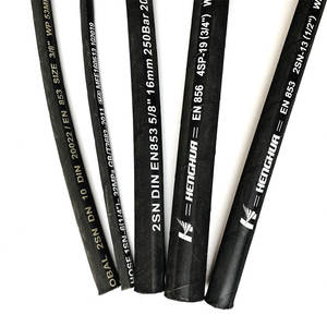 Tuyau hydraulique renforcé en caoutchouc Flexible de 3 pouces, haute température, haute pression, résistant à l'<span class=keywords><strong>essence</strong></span>, fil en acier - Product Image 1