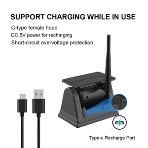 Epark 2.4G Không Dây Wifi Máy Ảnh Năng Lượng Mặt Trời 720P Tầm Nhìn Ban Đêm Xe Máy Ảnh Mạnh Mẽ Cảm Biến Đỗ Xe Từ Tính Sao Lưu Máy Ảnh Cho Xe Tải Xe Buýt - Product Image 2