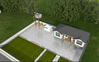 Système de centrale électrique portable fourni par le fabricant Système d'alimentation autonome à énergie solaire et éolienne pour la formation Fréquence 50Hz
