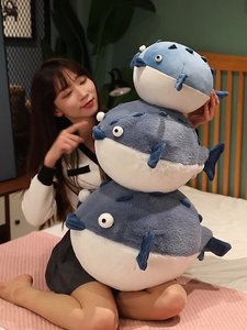 הגיע חדש עם הגעתו של תנין מצחיק דג תנין צעצוע ממולא סופר חמוד שמנמן לזרוק כרית לילדות ילדים pp כותנה ליום הולדת - Product Image 4