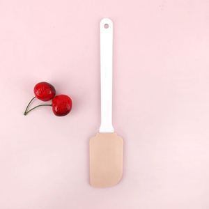 Spatule en silicone écologique résistante à la chaleur, personnalisée, avec détails en acier inoxydable, 25x5cm, pour la pâtisserie, outils de cuisine - Product Image 5