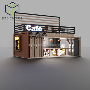 Magic House 2022 Negozio di Caffè Modulare di Lusso in Container Prefabbricato da 20 Piedi, Molto Richiesto - Product Image 1