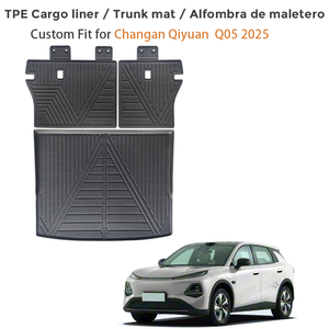 แผ่นรองท้ายรถ TPE แบบสั่งทำพิเศษสำหรับ Changan Qiyuan Q05 ปี 2025 |   แผ่นรองท้ายรถกันน้ำ ทนทุกสภาพอากาศ ป้องกันการลื่น ป้องกันสัมภาระหลังรถ - Product Image 2