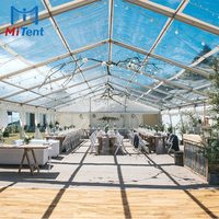 Tente de réception transparente pour mariage en plein air, tentes de mariage pour 300 à 500 personnes, tente de réception extérieure