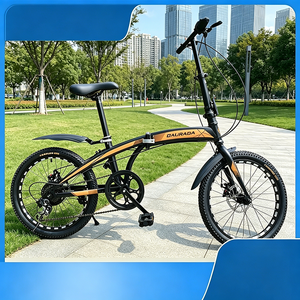 Bicicletta Pieghevole da Montagna in Acciaio al Carbonio da 20 Pollici, 6 Velocità, Telaio Rigido, Freno a Disco, <span class=keywords><strong>per</strong></span> Adulti, Uso Urbano - Product Image 6