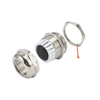 Presse-étoupe EX étanche IP68 en acier inoxydable SS304 SS316 avec diamètre de serrage de 6-12 mm. Tailles NPT1/2-2'' -40°C à +100°C ML