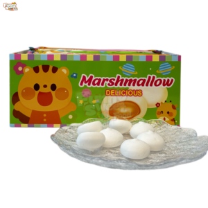 Custom Round Shape Fruit <strong>Jam</strong> Filled Marshmallow <strong>Individually</strong> Wrapped <strong>Mini</strong> Soft Candy Snacks Confectionery for Kids Birthday - Product Image 2