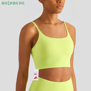 Soutiens-gorge de sport à bretelles fines pour femmes SHINBENE, vente en gros, hauts de sport, soutiens-gorge de sport sexy pour filles, soutiens-gorge de sport pour la salle de sport - Product Image 1