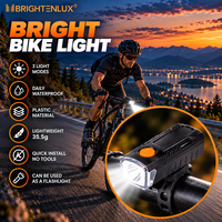 Lampe de vélo LED pour enfants OEM Factory BT-BY6007 300LM, mini lampe de vélo rechargeable IP44 pour vélos d'équilibre pour enfants
