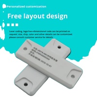 Étiquette électronique dédiée au réseau électrique, étiquette anti-métal ABS, étiquette RFID passive, lecture longue distance, type boîte de compteur, type B, type C