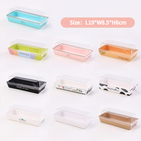 Emballage alimentaire transparent en PET écologique pour pâtisseries, pains, tartes aux œufs, sandwichs et desserts, fabriqué au Guangdong, avec un design unique