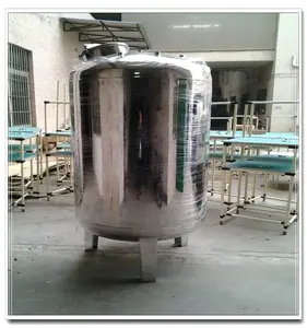 Tangki air stainless steel, 500L 304 SS ro tangki air 1000 liter industri terbalik tangki air osmosis