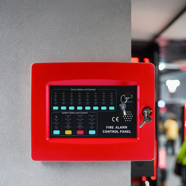 New Design Fire Detection Alarm System with 1/2/4/8 Zones Conventional Fire Alarm Control Panel