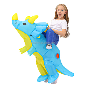 Funny Walking Adult Dinosaur <strong>Riding</strong> <strong>Inflatable</strong> <strong>Costume</strong> with Custom Pattern for Christmas Parties - Product Image 6