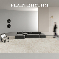 ATUNUS Tapis Nordique Salon Chambre à Coucher Couverture de Chevet Senior Crème Légère Vent Chambre Canapé Table à Thé Tapis de Sol Complet