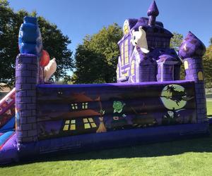 Gorila de casa embrujada inflable nueva llegada niños saltando Castillo para Hallowmas venta - Product Image 3