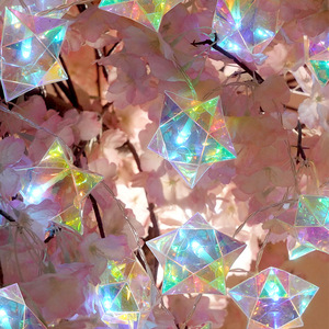 2025 nuova luce a stella magica a LED luci Decorative Laser colorate per la batteria della camera da letto delle ragazze piccoli <span class=keywords><strong>luminari</strong></span> luminosi - Product Image 3