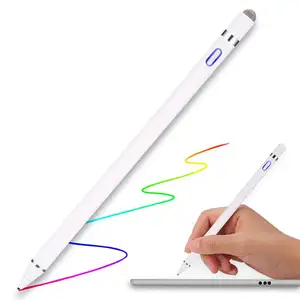 Universal Metal Custom Logo Usb 2 In 1 Touch Screen Capacitive Active Stylus Pen For Tablet Ipad Samsung Mobile Android IOS