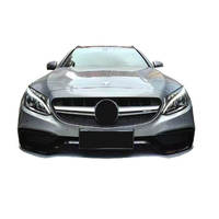 Kit carrosserie W205 pour Mercedes Benz C300 2017, accessoires pour la classe C Coupé, diffuseur arrière AMG C63, kit carrosserie C200 W205