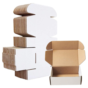 Customized Recycled Matte Printing Corrugated Cardboard Carton Mailer Shipping Mail Box