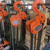 Palans à chaîne manuels de 10 tonnes, capacité de levage de 5 m, palan à chaîne haute résistance pour travaux en carrière