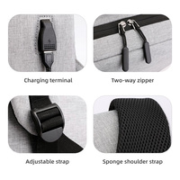 Sac à dos pour ordinateur portable pratique et tendance, personnalisé, imperméable, unisexe