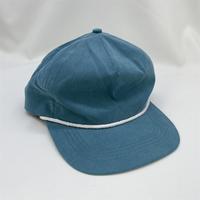 Sombrero de nailon de 5 paneles barato para deportes de verano, gorra Snapback de 5 paneles sin estructura en blanco liso con cuerda/cuerda