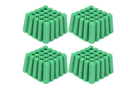 Bouchon mural d'ancre Plastique extensible Vert Bouchon mural d'ancre Bouchon d'expansion Pe Plastique
