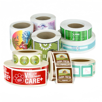 Autocollants de codes-barres personnalisés en gros, écologiques, recyclables, colorés, adhésifs, imperméables, imprimés UV pour supermarchés et épiceries